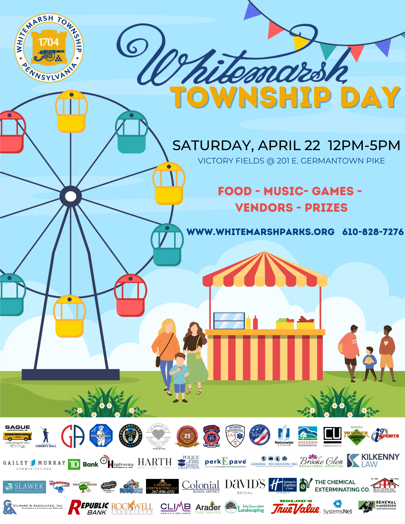 2023 Whitemarsh Township Day Flyer