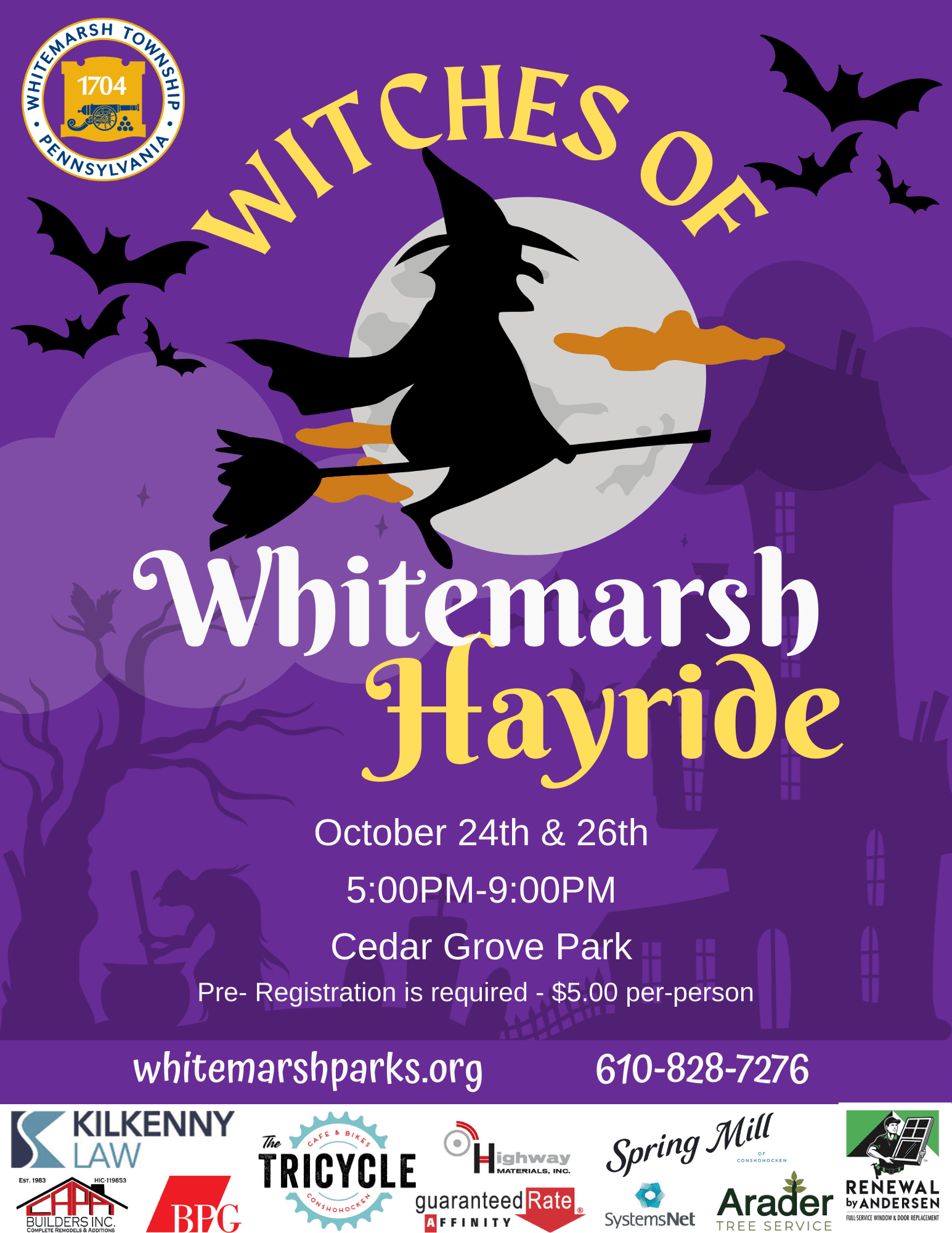 Witches Hayride Event Flyer