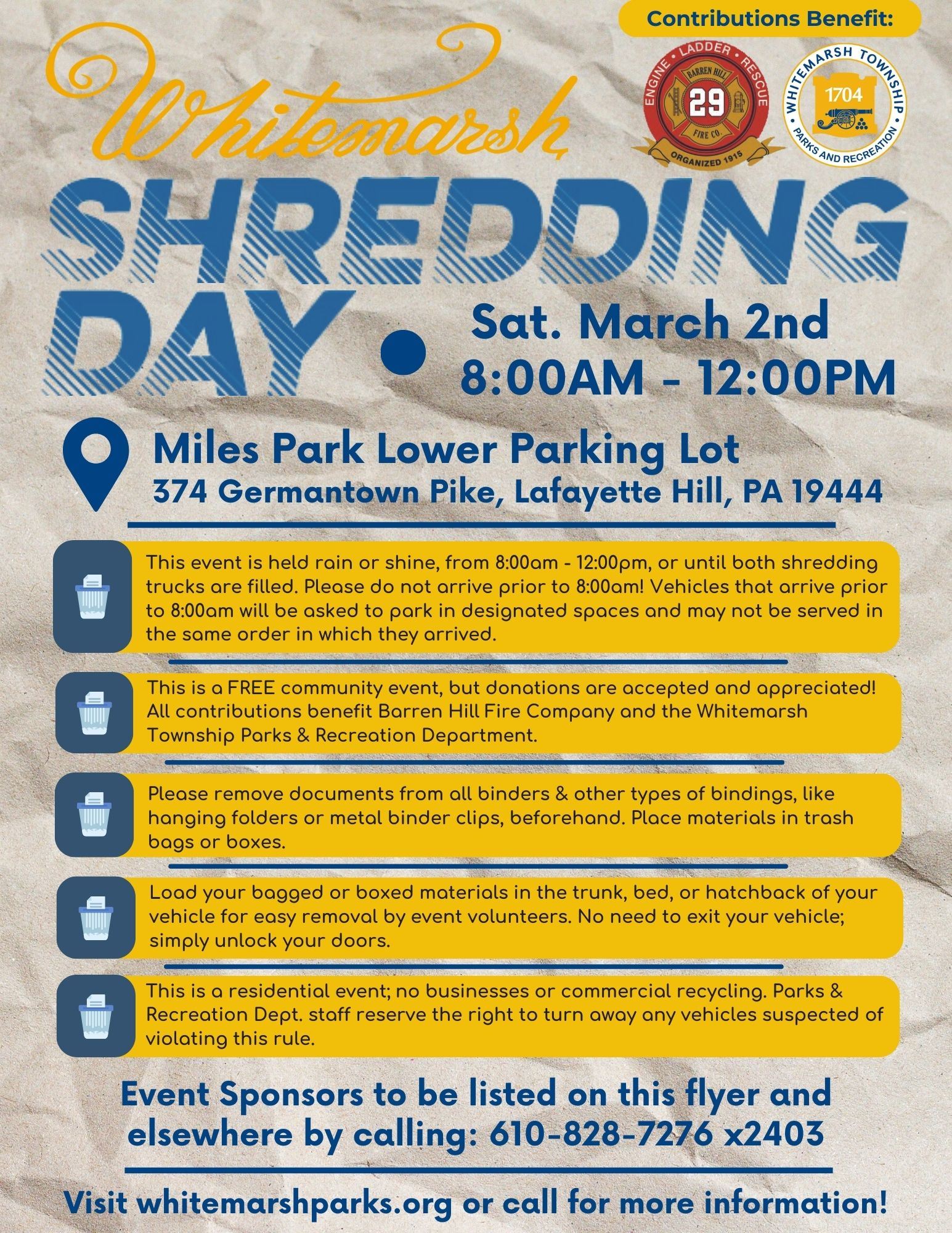 Spring Shredding Day 2024