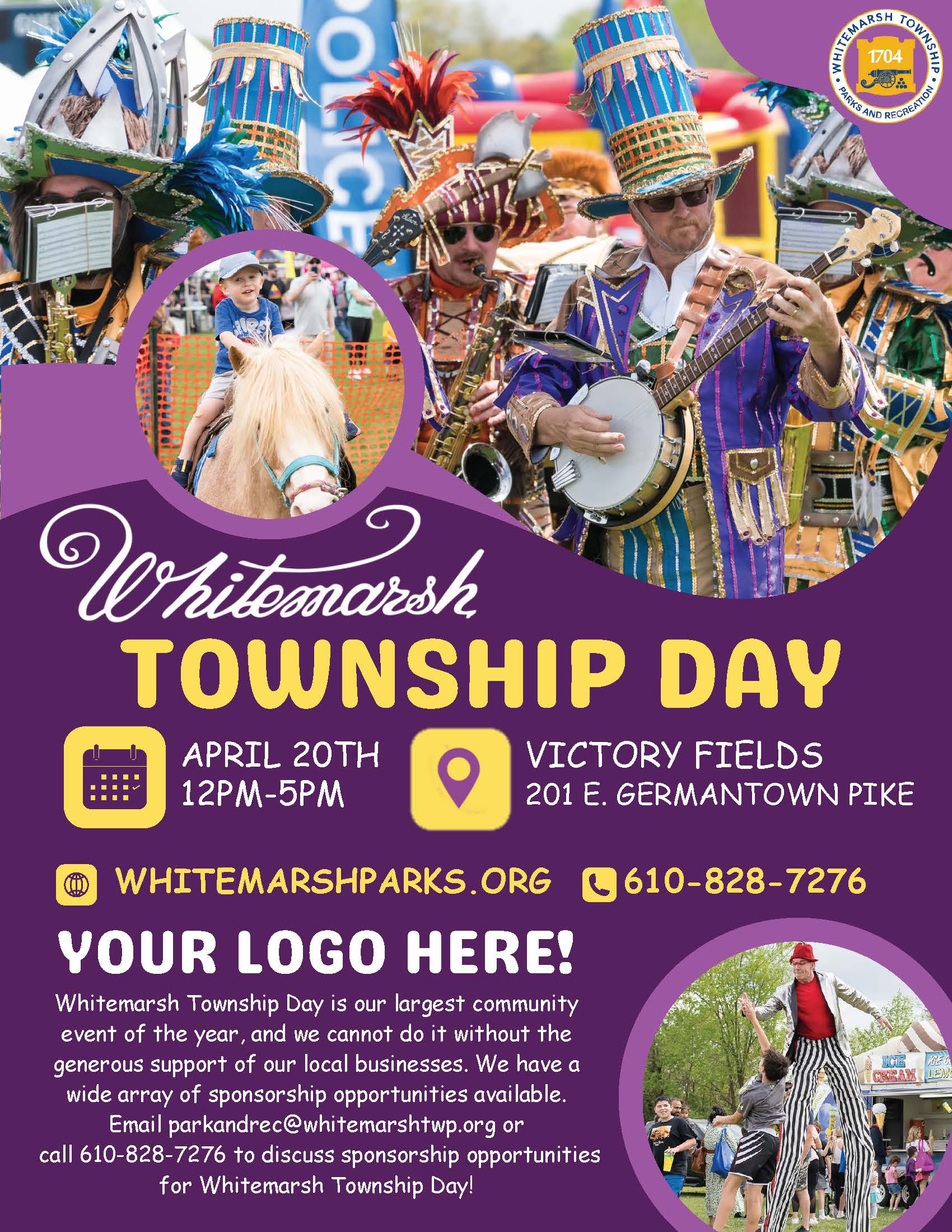 2023 Whitemarsh Township Day Flyer